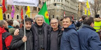 manifestazione per popolo curdo