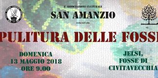 pulitura delle fosse San Amanzio 13 maggio 2018