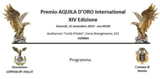 14° Premio Aquila D'Oro International a Isernia