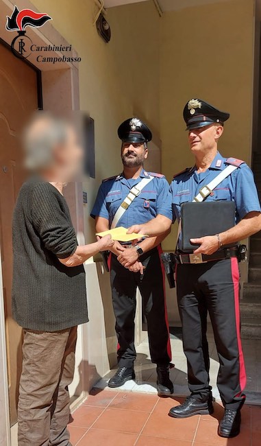 consegna pensione Carabinieri