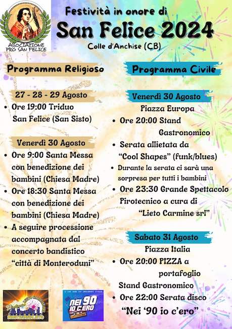 festività san felice 2024