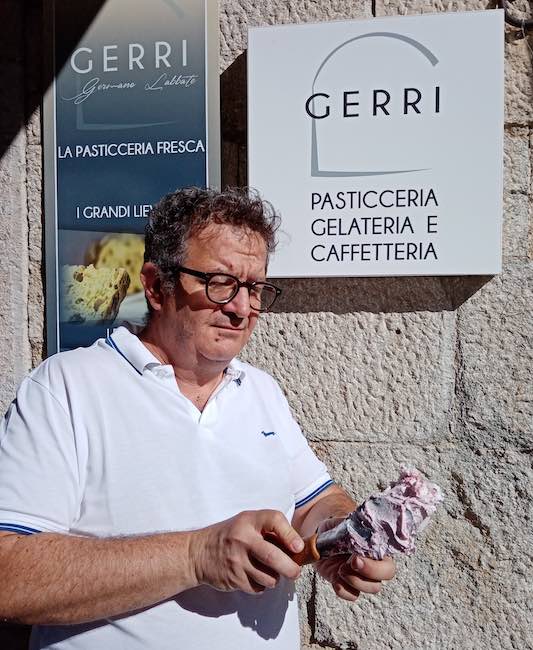 Gerri Labbate e il suo gelato di ferragosto 2024