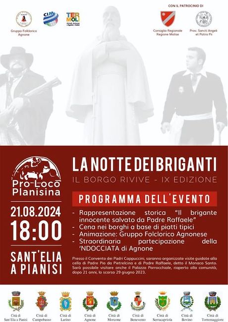 la notte dei briganti 21 agosto 2024