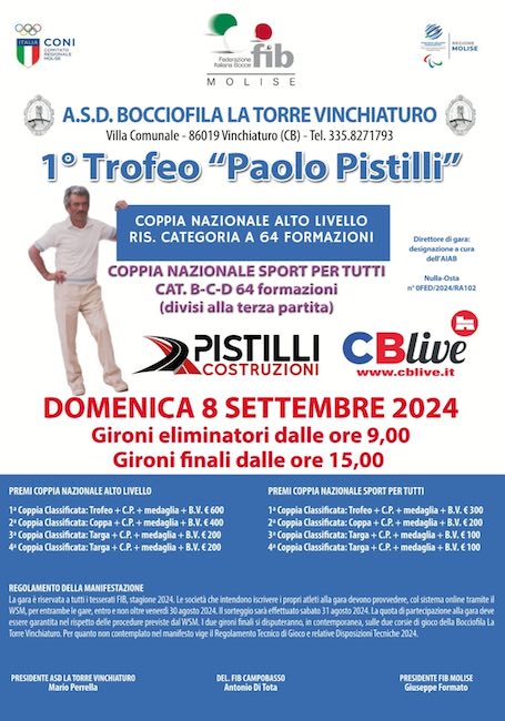 1° trofeo pistilli vinchiaturo