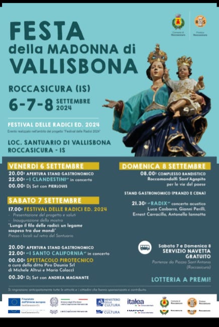 festa madonna vallisbona 2024