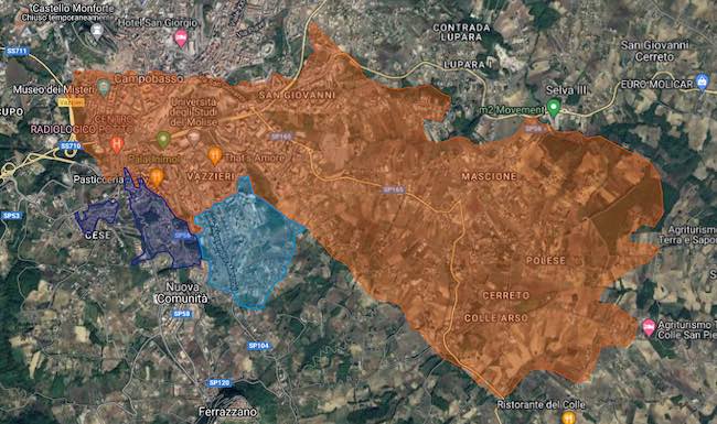 mappa chiusure 16 settembre 2024