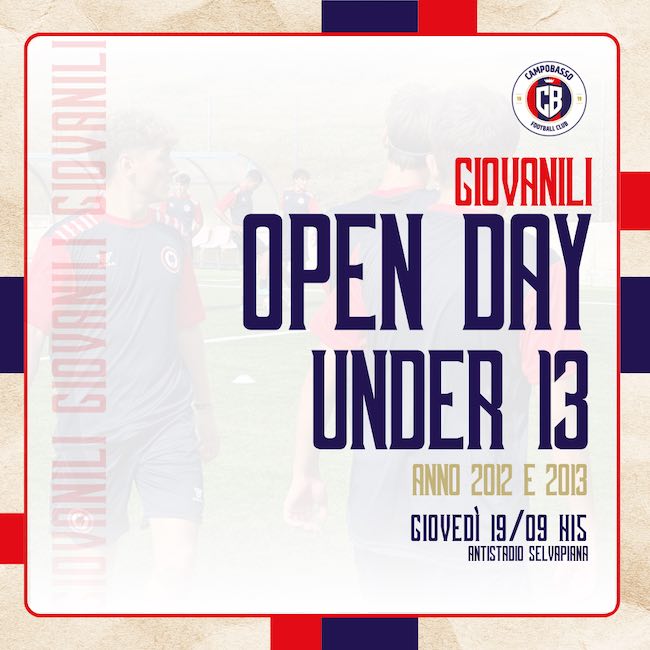 open day u13 campobasso