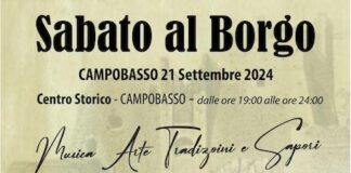 sabato al borgo 21 settembre 2024