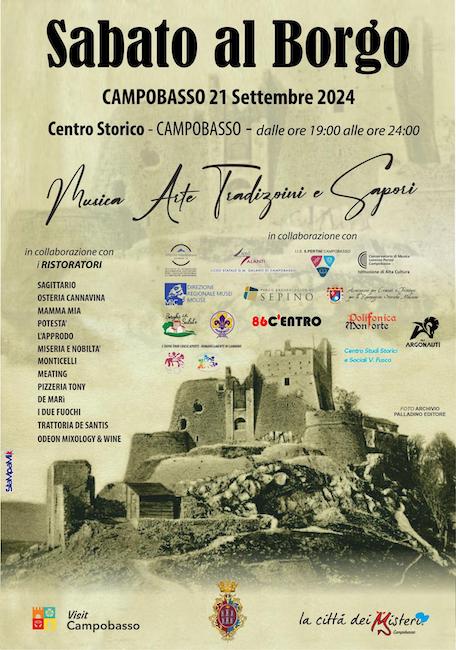 sabato al borgo 21 settembre 2024