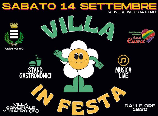 villa in festa 14 settembre 2024