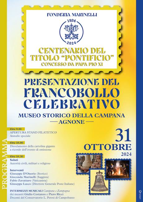 presentazione francobollo celebrativo