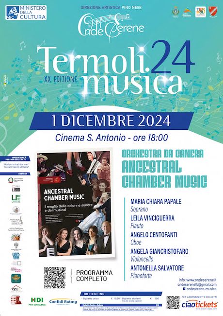 ancestral chamber music 1 dicembre 2024