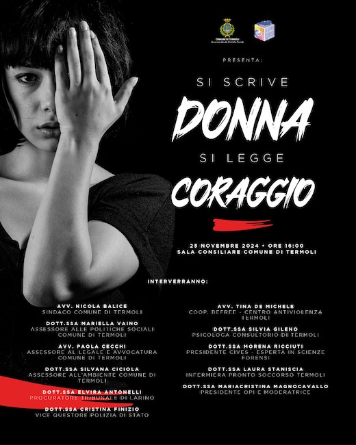 si scrive donna si legge coraggio