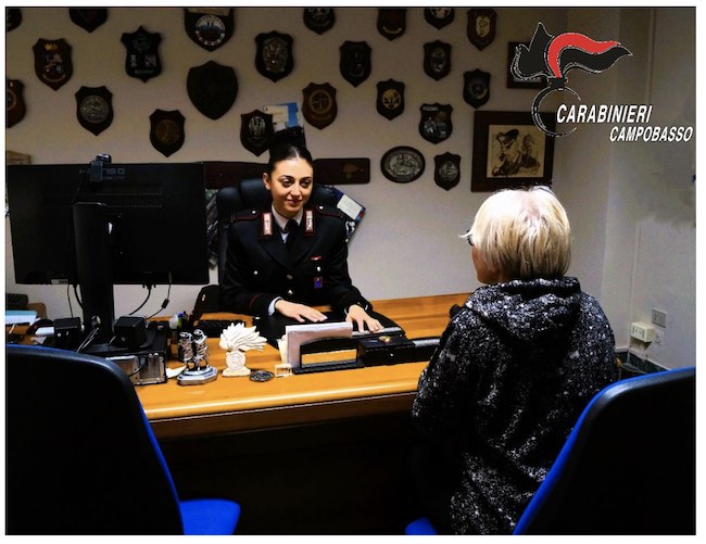 carabinieri campobasso denuncia