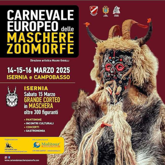 carnevale europeo maschere zoomorfe 2025